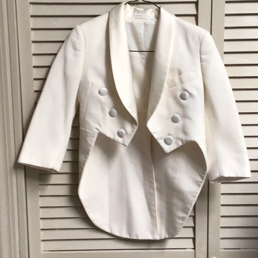 After Six White Tux and Tails